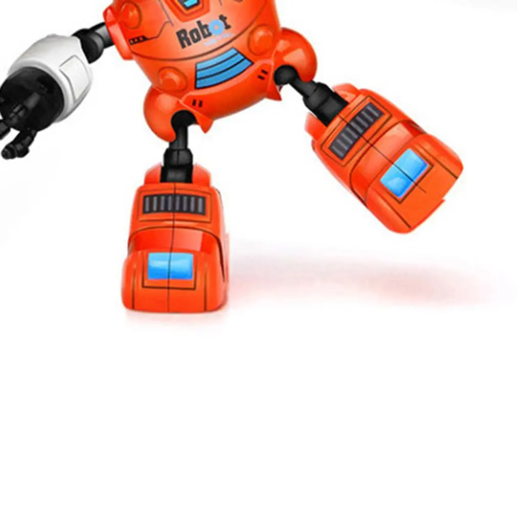 Mini Alloy Cute Pet Robot Toys Funny Touch Induction DIY Puzzle Early Education Robot Model Joint Movable Toy Gift for Children