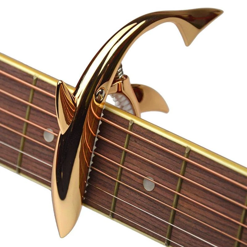Guitar Capo Quick Change Acoustic Electric - Cute Shark Shaped Guitar Capo Universal Quick Change Clamp For Acoustic Classic Electric Guitarra Musical Guitar Guitar Parts Accessories Aliexpress