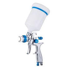 Пистолет-распылитель 1,4 мм набор стальных насадок 600 мл гравитационный кормовой Аэрограф набор для покраски автомобилей мебель DIY инструмент для ремонта покраски