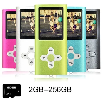 

"Digital 2GB- 256GB MP3 MP4 Player Media 1.8""LCD Screen FM Radio Video Games Movie Video"