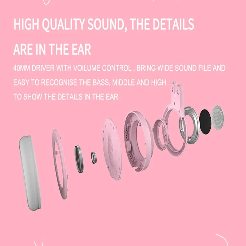  SOMIC G951 USB Gaming Headphone Virtual 7.1 Noise Cancelling Pink Cat Headphones Vibration LED USB 