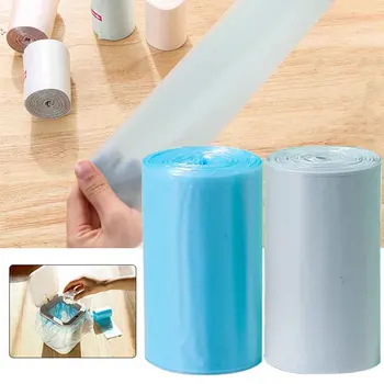 

6roll/pack Hotel Home Kitchen Disposable Bedroom Bathroom Small Trash Bags For Garbage Can Portable Car PE Toilet Desktop