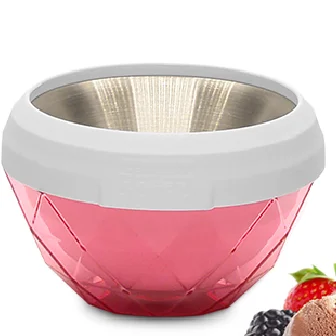 Pink Машина для приготовления мороженого Maquina De Sorvete DIY машина для приготовления мороженого чаша Helado Helados Para Hacer Heladera мягкий йогурт фрукты домашний синий - Цвет: Pink