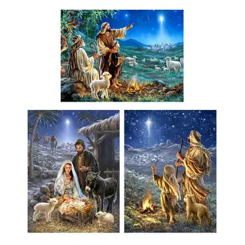 

5D DIY Full Drill Diamond Painting Shepherd Cross Stitch Embroidery Mosaic