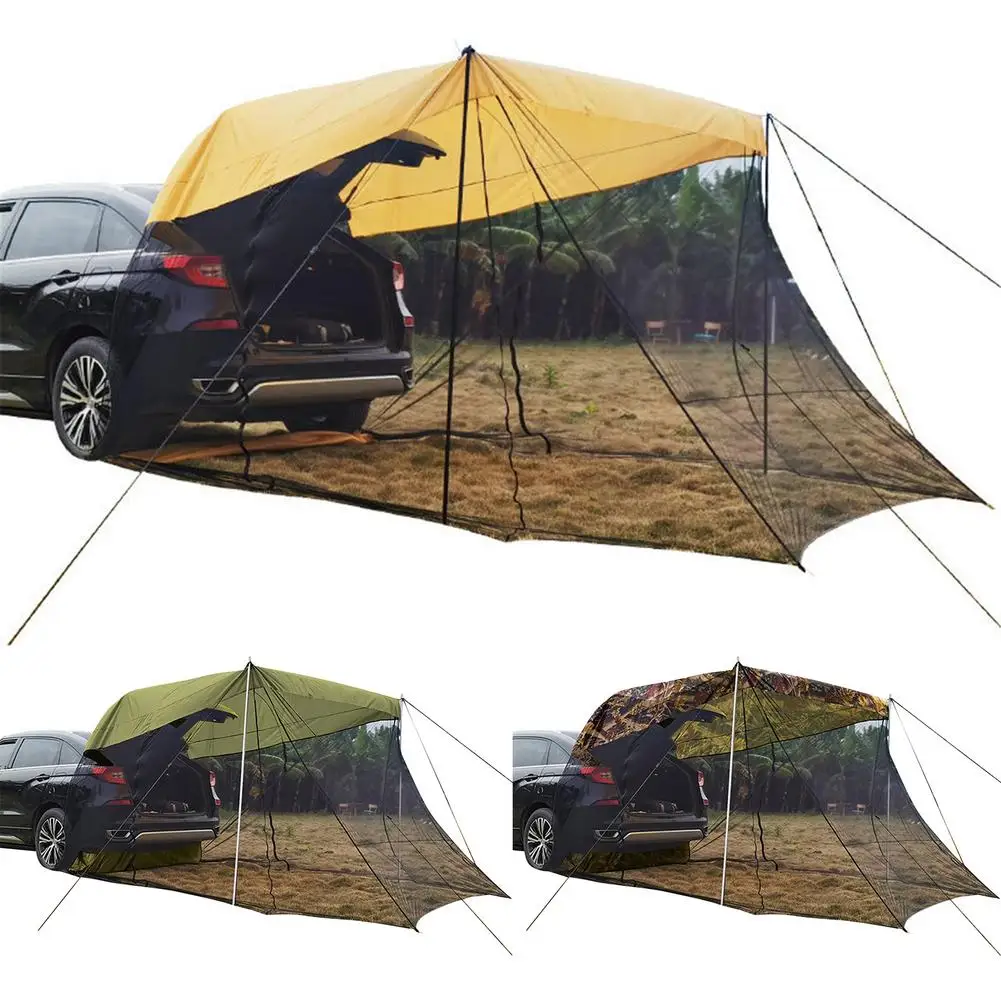 Outdoor Car Trunk Tent Tour Car Tail Extension Tent Sunshade Rainproof