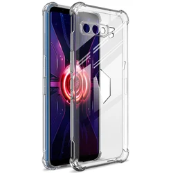 Shockproof Transparent Airbag Silicone TPU Soft Back Cover Case for ROG Phone 3 Strix