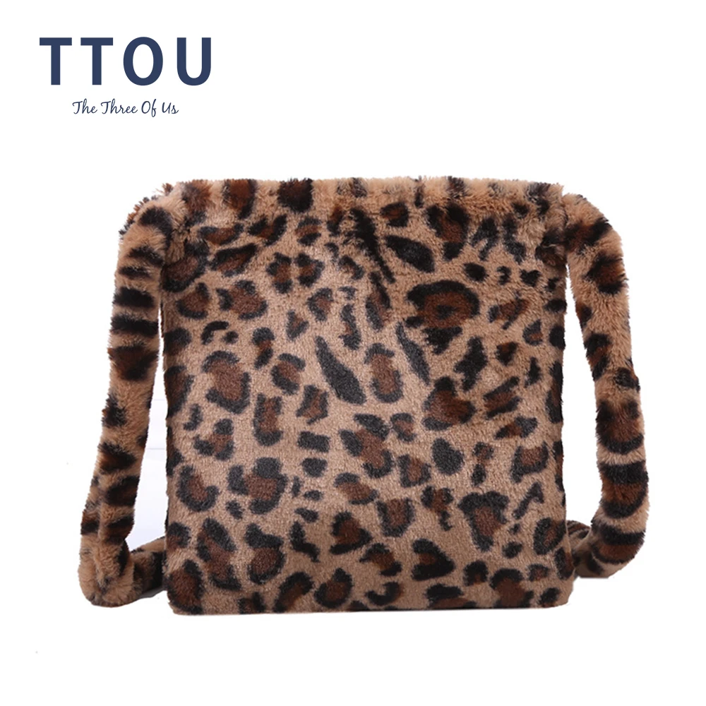 

Soft Plush Faux Fur Handbags for Women Winter Furry Female Messenger Bag Casual Big Quilted Fur Ladies Shopping Bags Tote Purse