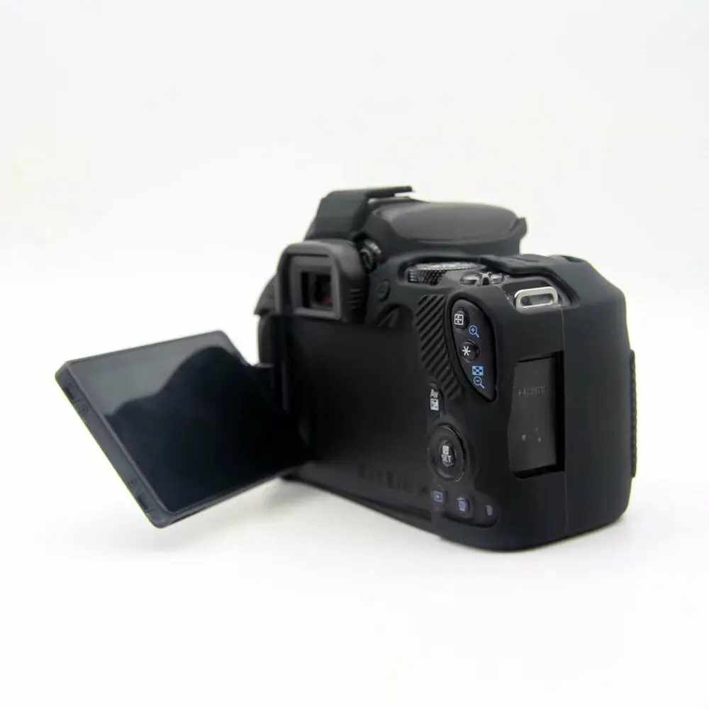 Силиконовый защитный чехол-сумка для камеры Canon EOS 200D 200D II 200D Mark II Rebel SL2 Kiss X9 DSLR