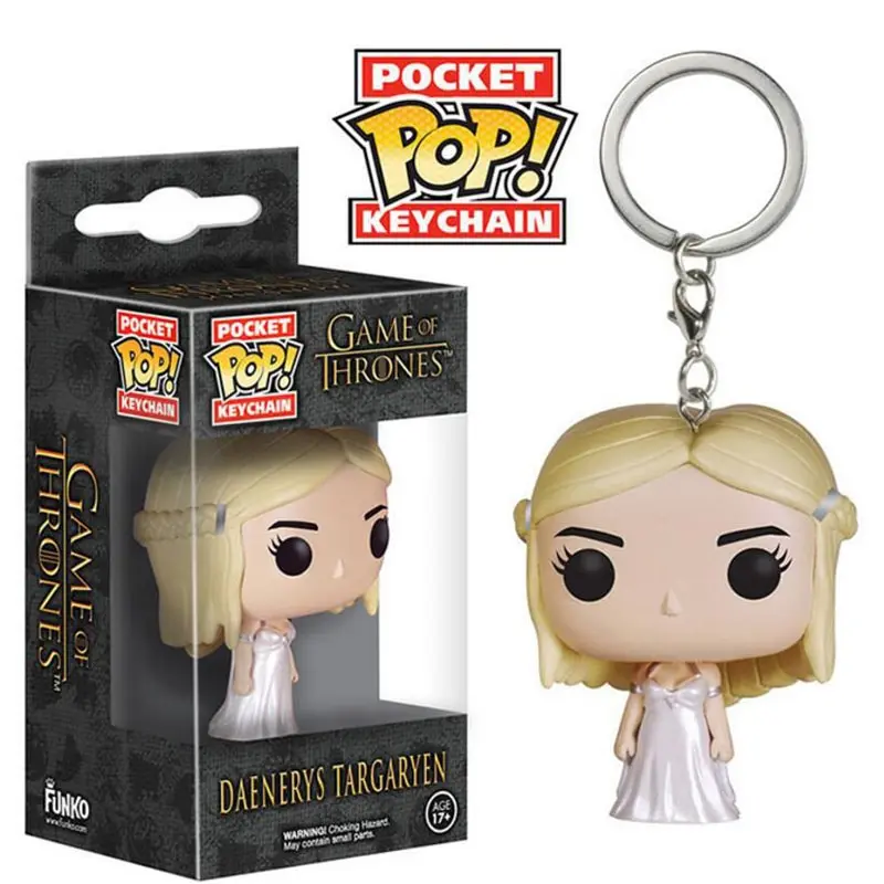 Funko Pop карманная Игра престолов брелок Дейенерис Таргариен фигурка игрушки |