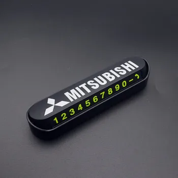 

Car Styling Temporary Parking Card Phone Number Card Plate Park Stop For Mitsubishi Asx Lancer Pajero 4 Outlander 3 Xl L200