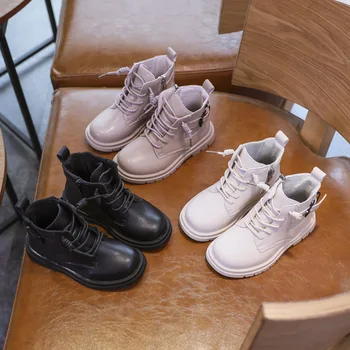 

Boots for Kids Girls Knitted Design Children Boys Short Boots Soft Bottom Fashion Ankle Boot Autumn Single Shoes SM121