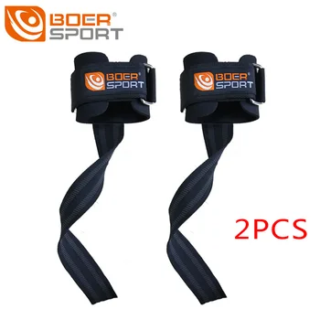 

2PCS BOER Weight Lifting Training Gym Straps Hand Bar Wrist Support Gloves Wraps High Quality Practical And Durable