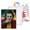 Painting By Number Clown Figures On Canvas Acrylic Paint For Adults Wall Art Oil Picture Drawing Coloring By Number Home Decor ► Photo 2/6