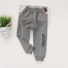 Штаны для мальчиков; Новинка года; стильная осенняя одежда; Детские повседневные спортивные штаны в западном стиле; свободная верхняя одежда; модные брюки