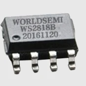 5V 2818B Светодиодный драйвер IC WS2818B Однолинейный 256 серо-уровень 3-канальный блок питания постоянного тока Светодиодный драйвер IC работает под DC12V для 5050SMD - Испускаемый цвет: 5V 2818B
