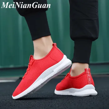 

Autumn Sneakers Men Light Soft Sport Shoes Male Flying Weaving Running Shoes Man Young Walking Shoes Hot Men's Sports Shoes I7