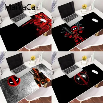 

MaiYaCa Deadpool Spiderman Office Mice Gamer Soft Mouse Pad gaming mousepads Table Keyboard anime mouse pad gamer desk mat