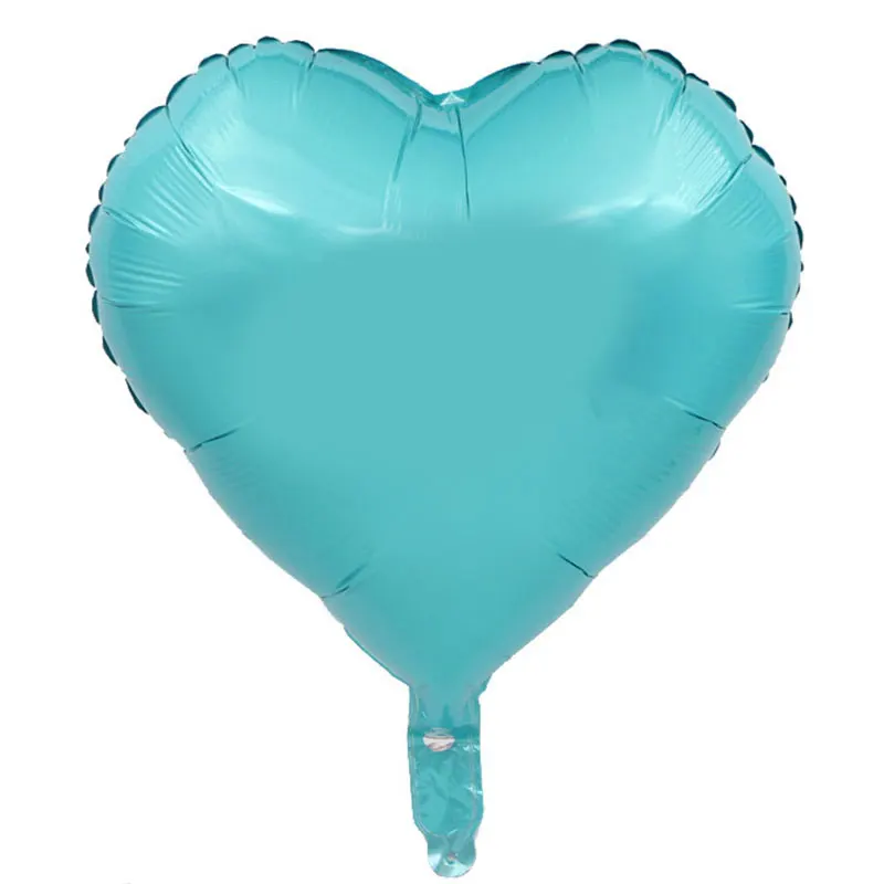 light blue 18 дюймов звезда сердце гелий Свадебный шар роза красная звезда фольги Воздушные шары надувной подарок из воздушных шаров для дня рождения декоративный шар для вечеринки - Цвет: light blue