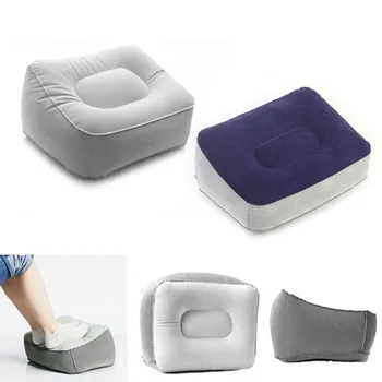 

Portable Inflatable Foot Rest Pillow Cushion PVC Air Travel Office Home Leg Up Footrest Relaxing Feet Tool JAN88