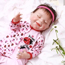 NEW Reborn Baby Doll With Crooked Mouth Realistic Lifelike 17