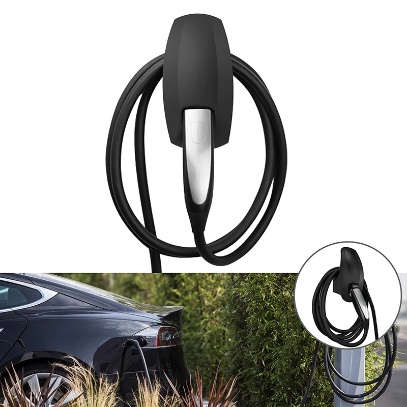 

Charging Cable Organizer, for Tesla Motors Wall Mount Connector Cable Organizer Bracket Charger Holder Adapter for Model S Model