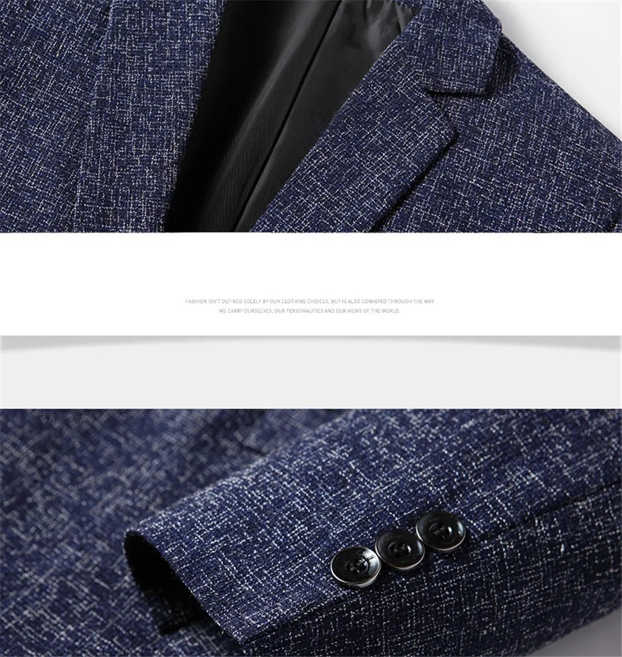 FGKKS 2023 Spring Autumn Blazers Men Fashion Slim Casual Business Handsome Suits Brand Men's Blazers Tops