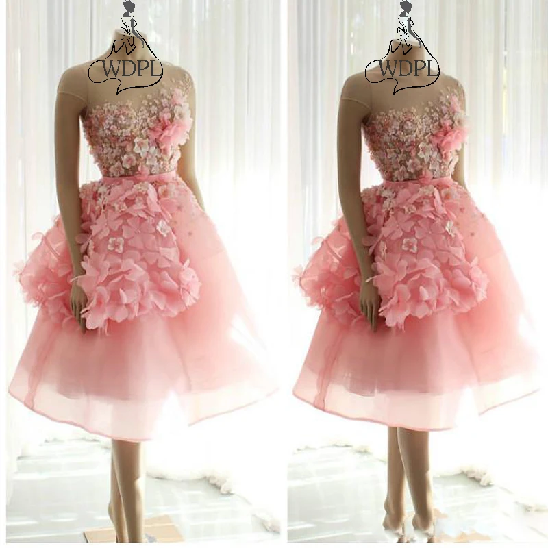 pink short prom dresses 2019