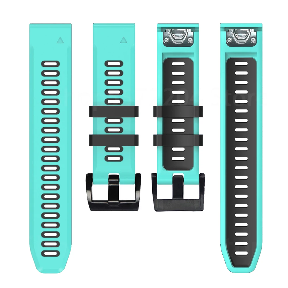 26MM 22MM Silicone Quick Release Watchband Strap for Garmin Fenix 6 6X Pro Watch Easyfit Wrist Band For Fenix 5 5X Plus Watch 