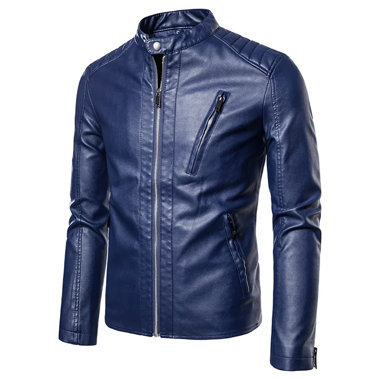 hot-selling Collection of leather jacket/leather jacket men's autumn winter motorcycle leather coat 5XL / faux leather PU Coat mens leather jacket with hood