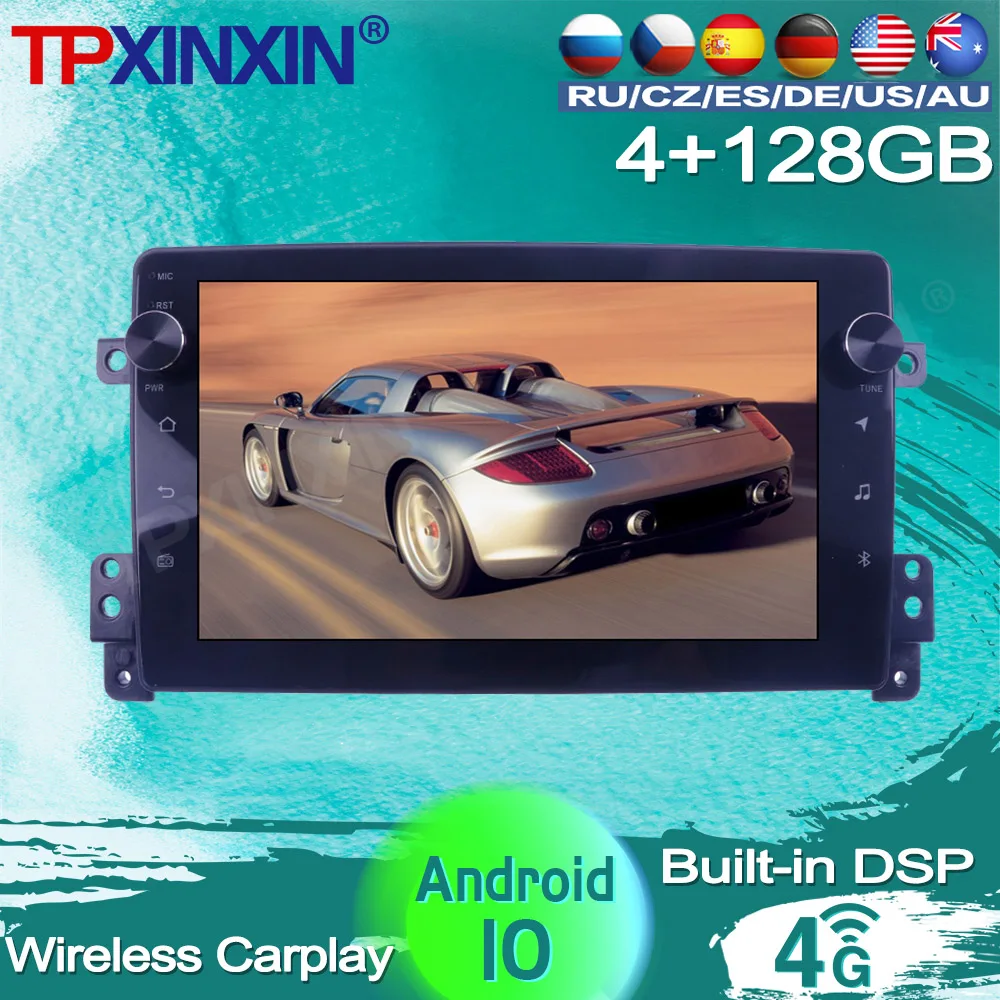 

4+128G For Suzuki Grand Vitara 3 2005-2015 Android Car Radio Tape Recorder Multimedia player GPS Navigation Vioce Control Screen