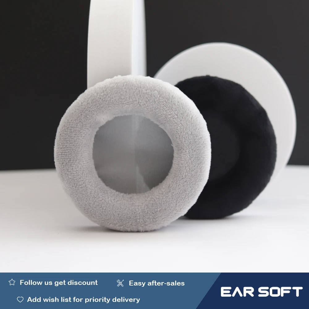 

Earsoft Replacement Cushions for MSI-DS502 Headphones Cushion Velvet Ear Pads Headset Cover Earmuff Sleeve