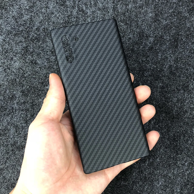 Для samsung Note 10 Plus чехол Роскошный тонкий из настоящего углеродного волокна противоударный Броня задняя крышка чехол для телефона samsung Note 10