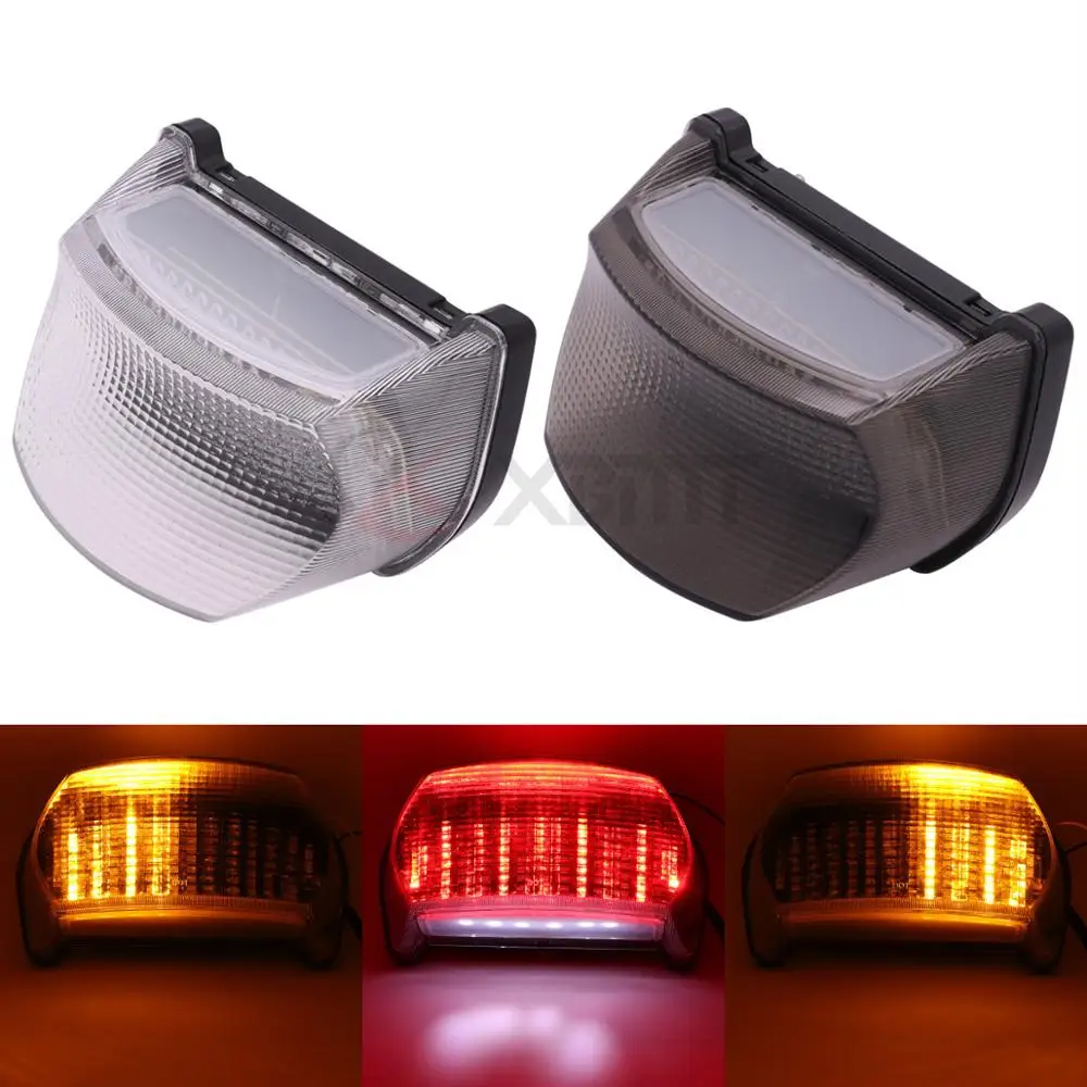 

Motorcycle Rear Tail Light Brake Turn Signals Integrated LED Light For Kawasaki Ninja ZX7R ZX750 ZX7RR 1996-2003 GPZ1100 ZX1100