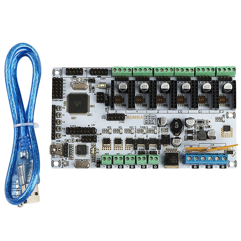 

Rumba 3D Printer Control Board With Usb Cable For 3D Printer