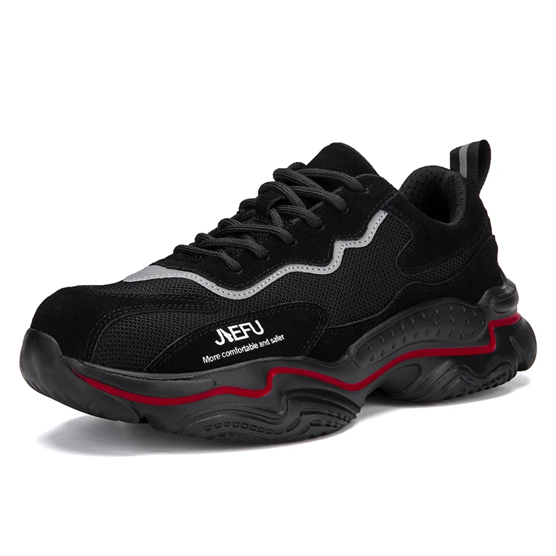 JIEFU Safety Shoes for Men Durable 