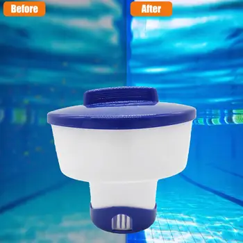 

For Swimming Pool Spa Automatic Drug Box Dosing Device Swiming Pool Chlorine 10inch Floating Chlorine Chemical Auto Dispenser