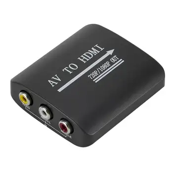 

Mini HD 1080P AV to HDMI Video Converter Adapter with Cable for TV Projector