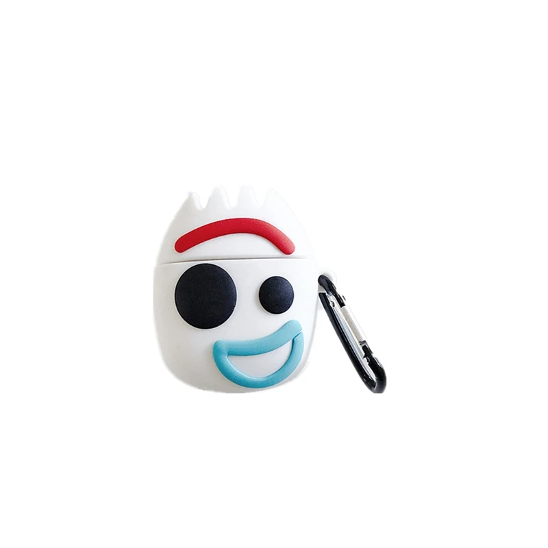 3D милая история игрушек мультфильма 4 Fokry корпусы гарнитурные для Apple Airpods 1/2 прекрасный силиконовый защитный чехол для наушников Аксессуары