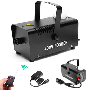 

Mini 400W Smoke Machine /Pump DJ Disco Fog Machine For Home Party Christmas/ Wireless Remote Control 400W Stage Fogger Machine