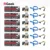 6шт Новейший VER009 USB 3.0 PCI-E Riser VER 009S Express 1X 4x 8x 16x Extender pcie Riser Adapter Card SATA 15pin to 6 pin Power