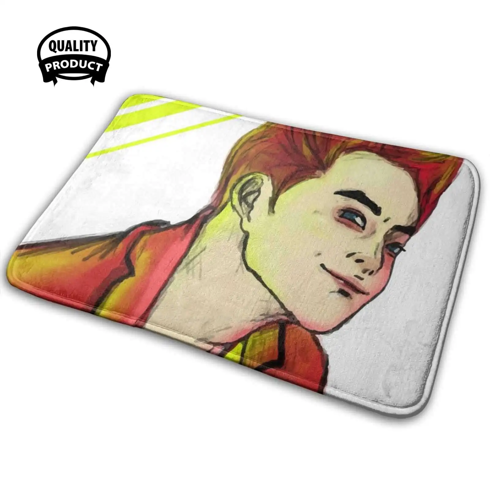 X Suho Fan Art 3D Articoli Per La Casa Mat Tappeto Tappeto Cuscino Exo K Pop Suho Xsuho Fanart Exo L 6Th Album Red Exo K Exo M Red Head