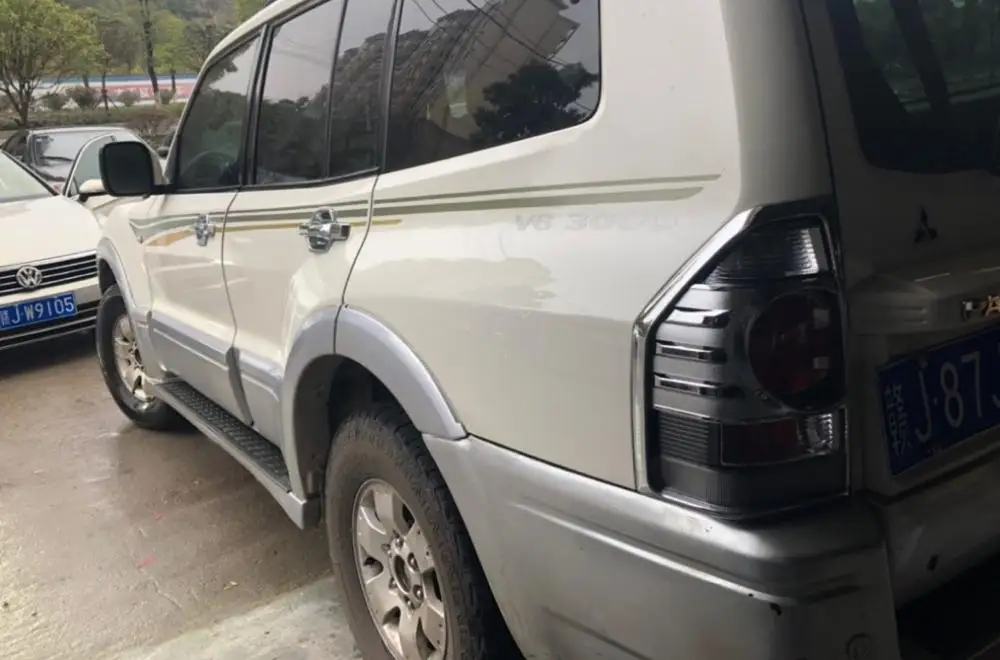 Хромированный задний светильник, задний светильник, Накладка для Mitsubishi Pajero V73 V75 V77 2002 2005 2007 2009-2012, аксессуары