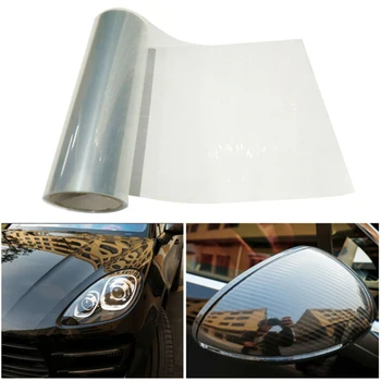 

Headlights Vinyl Film Fog Taillight Wrap 1 Roll Car Auto Glossy Clear New