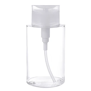 

Push Down Empty Pump Dispenser Clear Bottle Makeup Container Pp Press The Bottle High Arrival Travel Bottles