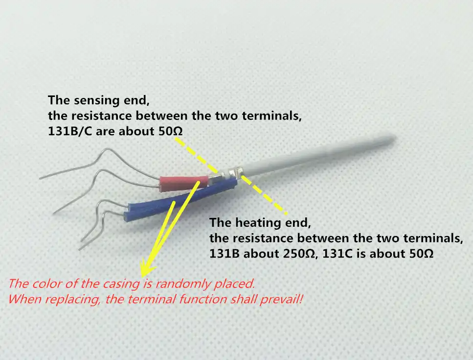 Yihua131b 131c Replacement Heating Element Ceramic Heater Core For Yihua928d 938d Portable Tweezers 908d Soldering Iron