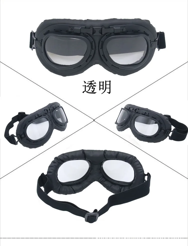 В настоящее время доступны прямые продажи Harley Goggles мотоциклетные очки для защиты глаз Ретро Второй мировой войны очки ветрозащитные
