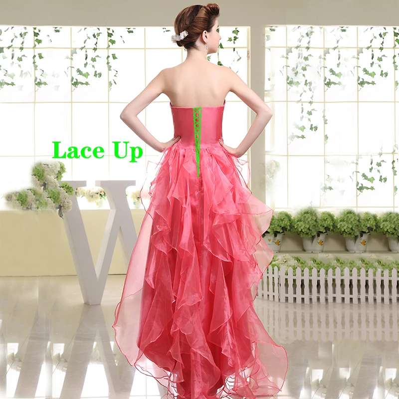 Coral-High-Low-Prom-Dresses-Crystal-Short-Front-Long-Back-Party-Gown-Evening-Dresses-Evening-Gown