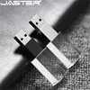 JASTER Crystal usb 2.0 sticks 3D print custom logo 4GB 16GB flash pendrive 32GB 64GB transparent glass (over 10 pcs free logo) ► Photo 2/6