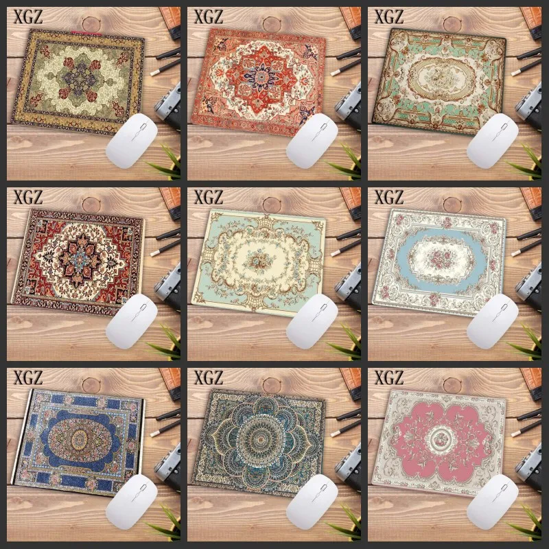 XGZ Promotion Russian Small Size Persian Carpet Pattern Game Mouse Pad Home Office Computer Player Notebook Mouse Pad 22X18CM. 