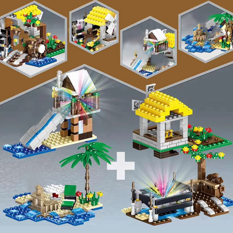 DIY My World Creator Build Idea Game Play Zombies with Action Figures Mine Birthday Gift for Kids Building Blocks Bricks DIY My World Creator Build Idea Game Play Zombies with Action Figures Mine Birthday Gift for Kids Building Blocks Bricks